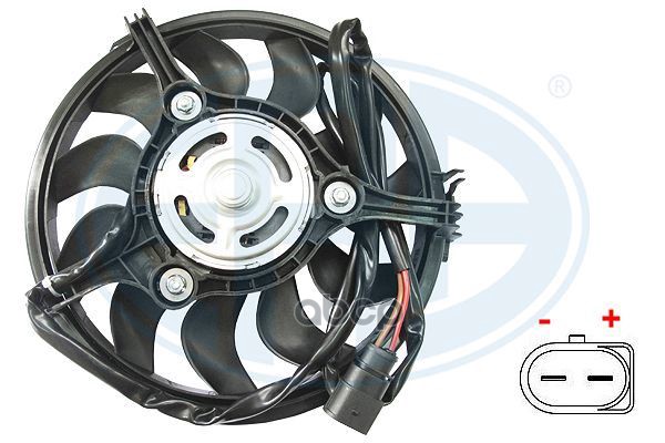 352026 Вентилятор охлаждения радиатора AUDI A4/A6/A8  VW PASSAT 97-05 Era арт. 352026