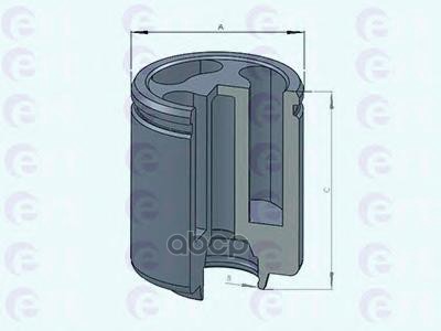 Поршень Тормозного Суппорта D52 Brembo Iveco: Daily Iii 99-06, Daily Iv 06- Ert арт. 150808-C