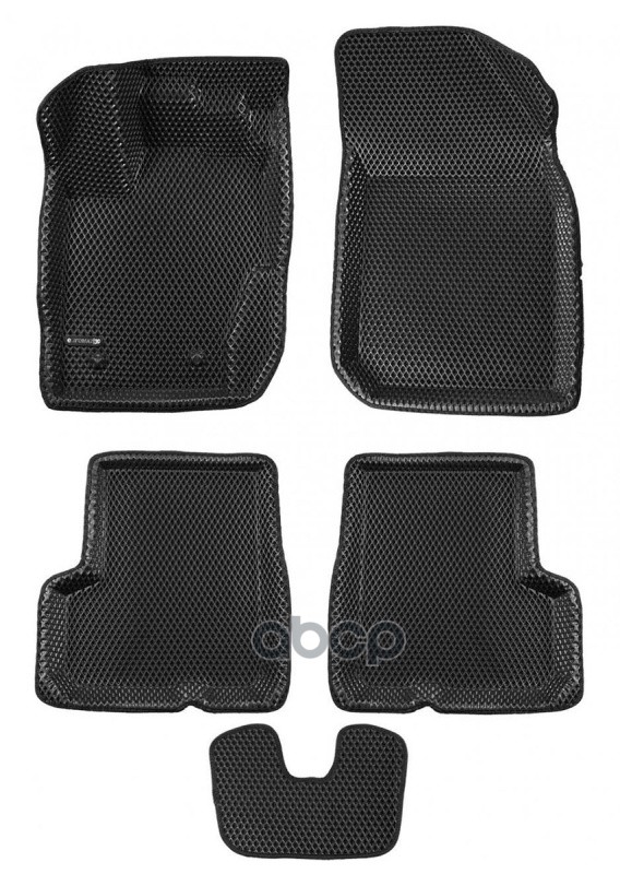 Коврики В Салон Eva 3D Euro-Std Nissan Terrano (2010-2014) / Renault Duster (2010-2015) (Черные) Euromat 3D Em3deva004200 Eur...