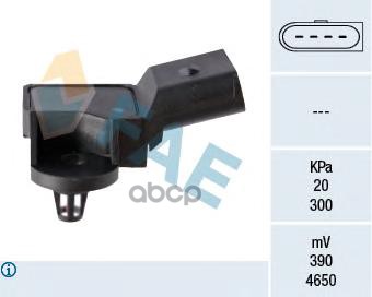 Датчик давления наддува VAG 038906051c FAE арт. 15007