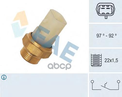 Датчик включения вентилятора FAE арт. 37710