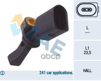 Датчик ABS Audi FAE арт. 78066
