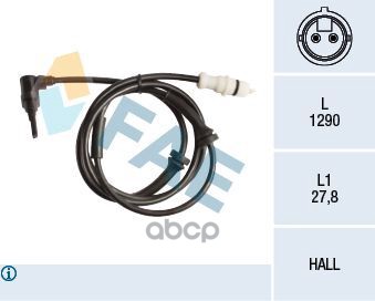 Датчик ABS FAE арт. 78251