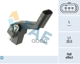 Датчик положения коленвала VAG FAE арт. 79521