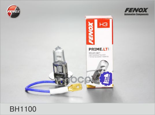 Лампа галогеновая головного света H3 PK22s 3150K PRIME.LT 12V 55W картон 1шт FENOX арт. BH1100