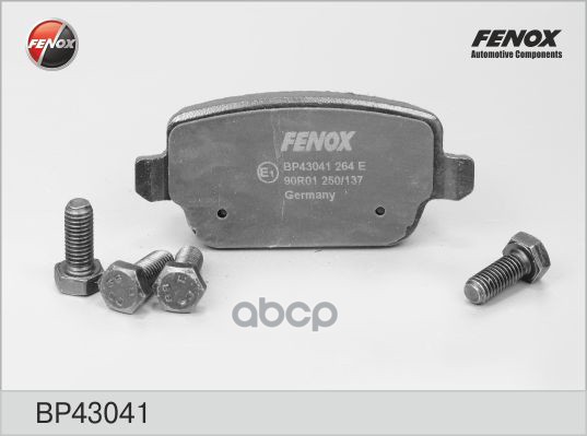 Колодки тормозные дисковые Ford Focus II RS, ST 05-, Galaxy 06-, Kuga 08-, Mondeo IV 07-, S-MAX 06-, FENOX арт. BP43041