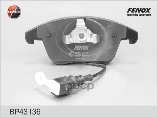 Колодки диск передние Q3, Sharan 10-, Tiguan 07- BP43136 FENOX арт. BP43136