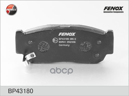 Колодки Диск торм.. FENOX арт. bp43180