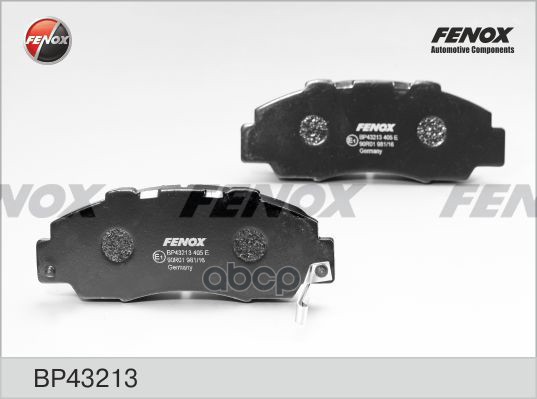 Колодки Передние Honda Accord 2.0-3.0, 90-03, Civic 1.8 16V, 97-01 Bp43213 FENOX арт. BP43213