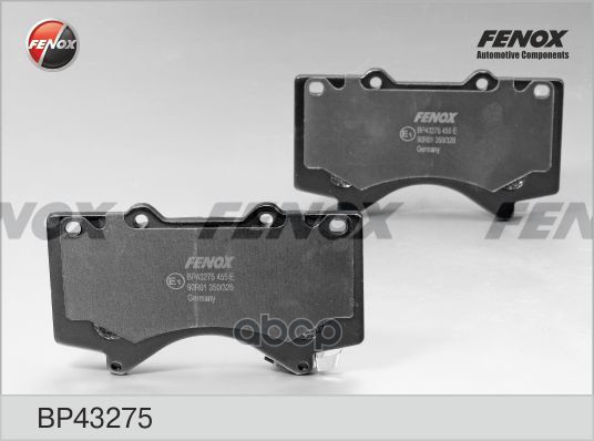 Колодки тормозные дисковые Toyota Land Cruiser 08- FENOX арт. BP43275