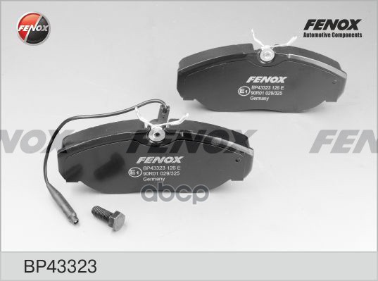 Колодки Диск торм..перед. FENOX арт. bp43323