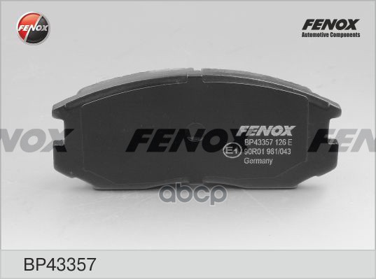 Колодки Передние Mitsubishi Lancer, Colt 1.3-1.8, 89-00 Bp43357 FENOX арт. BP43357