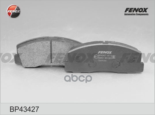 Колодки передние Mitsubishi Galant, Colt, 1.6-1.8D 84-91 BP43427 FENOX арт. BP43427
