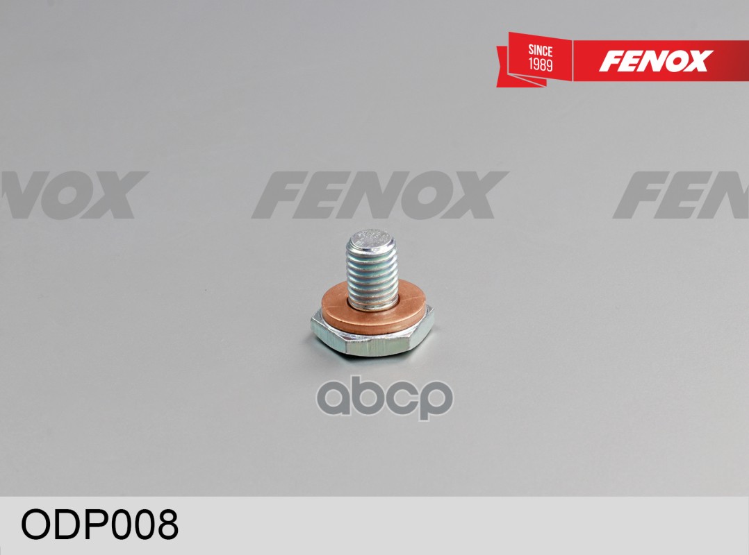 МАСЛОСЛИВНОЙ БОЛТ В ПОДДОН L18*M10 *1.25 мм Ford; Citroen; Peugeot FENOX арт. ODP008