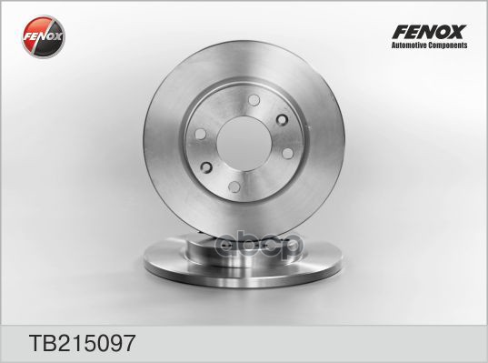 Диск тормозной Peugeot 206 98-06, 306 93-00, Citroen Xsara 97-00 FENOX арт. TB215097