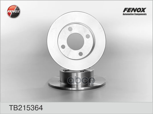 Диск тормозной задний AUDI 100 8390, 80 8696, 90 9791, Coupe 8496, C FENOX TB215364 FENOX арт. TB215364