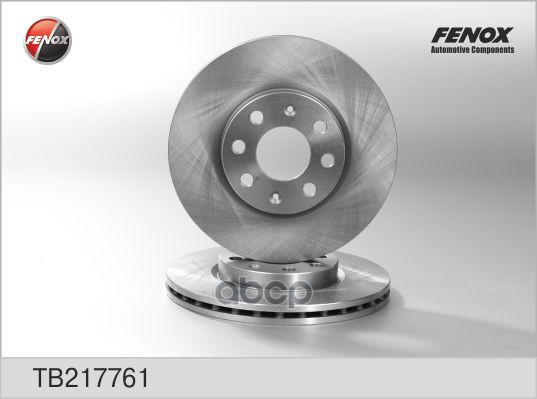 Диск тормозной Opel Adam 12-, Corsa D 06-, Fiat Punto, Grande Punto 05-, Punto Evo 09-12 FENOX арт. TB217761