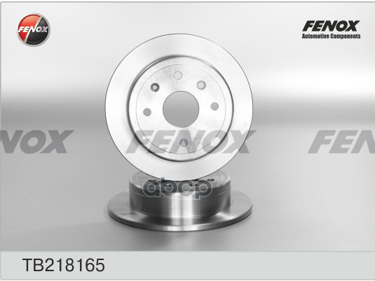Диск тормозной задний Chevrolet Lacetti/Daewoo Nubira 03- 1.4 16V, 1.6, 1.8 TB218165 FENOX арт. TB218165