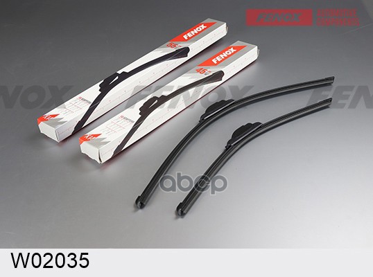 Комплект Щеток Стеклоочистителя Бескаркасных 450Mm+550Mm (2Шт) FENOX арт. W02035