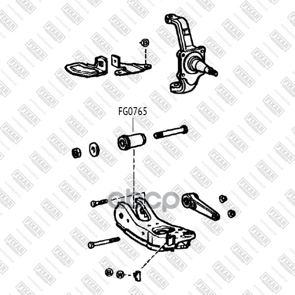 Сайлентблок Переднего Нижнего Рычага FIXAR арт. FG0765