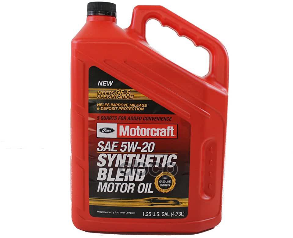 Масло моторное полусинтетическое Ford Motorcraft 5W20 SN, GF-5 USA 4,73л FORD арт. XO5W205Q3SP