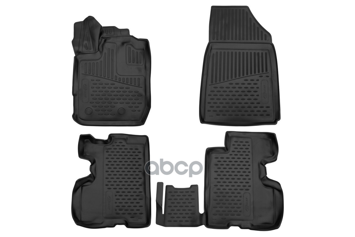 Коврики 3D В Салон Подходят Для Renault Arkana, 2019- Кроссовер, 4Шт. (Пу, Повышенная Износостойкость) / Рено Аркана FORMAT а...