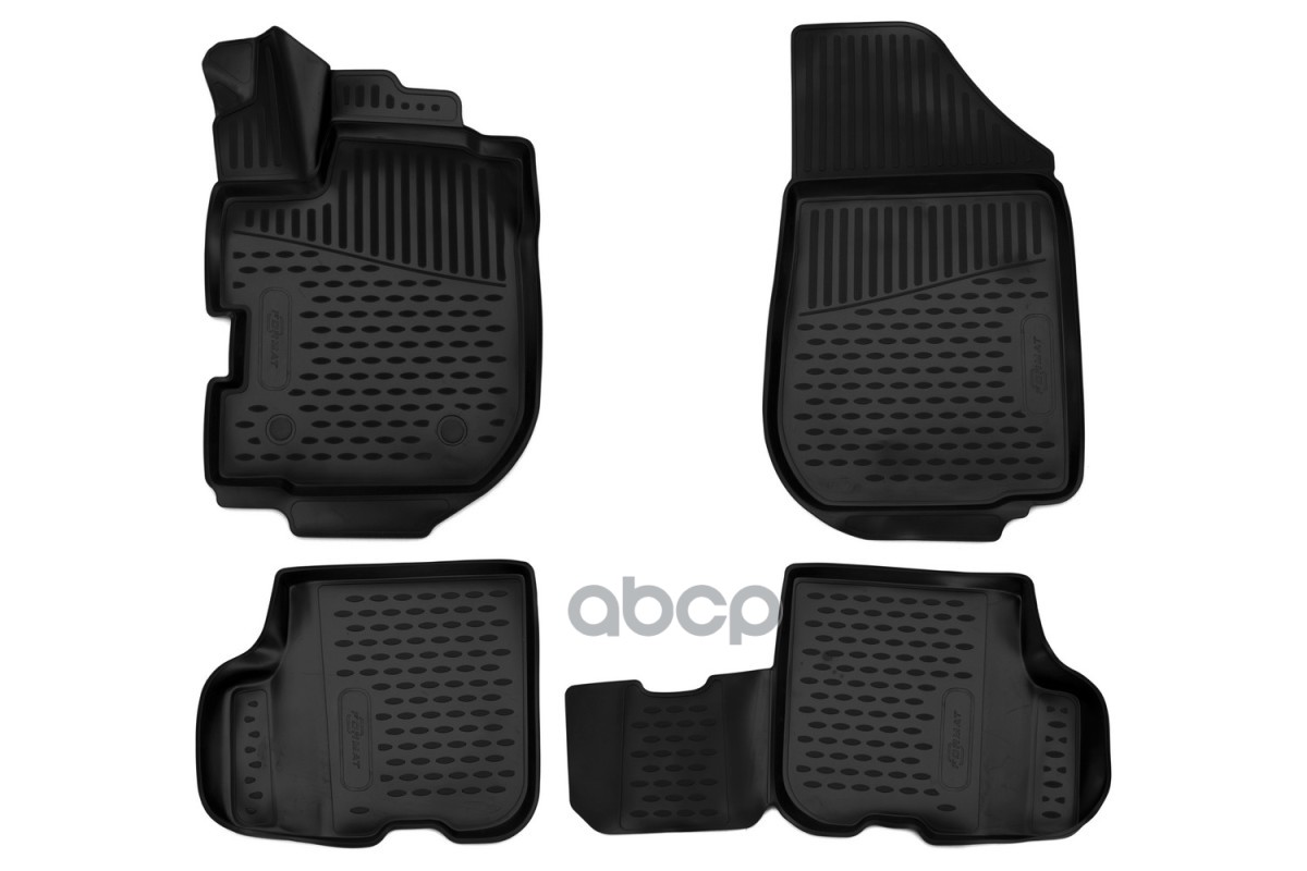 Коврики 3D В Салон Подходит Для Renault Sandero Stepway (Ii) 2013-2018 (С Ручкой Для Дистанционного Открытия Лючка Бензобака)...