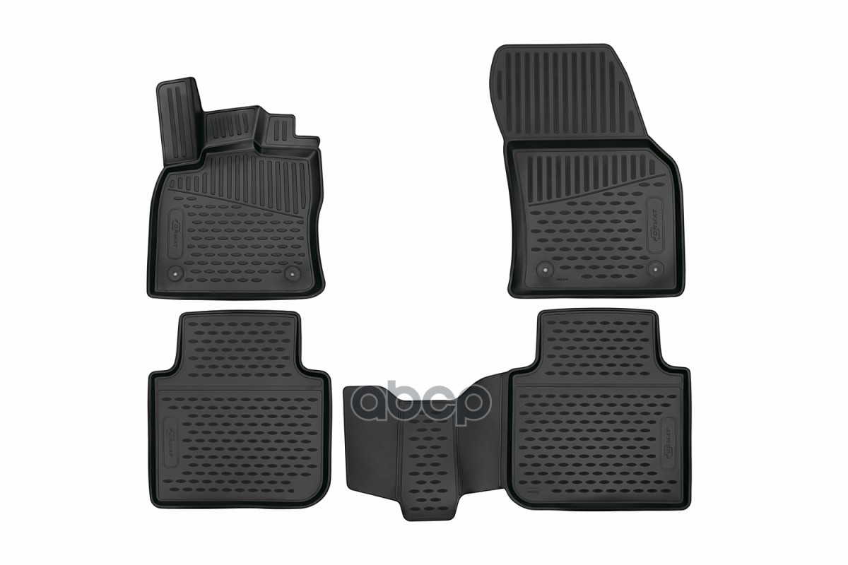 Коврики 3D в салон для TOYOTA Camry (VI, VIr) XV40, 2006-2011, 4 шт. (ПУ, повышенная износо / Тойота Камри FORMAT арт. FORMAT...