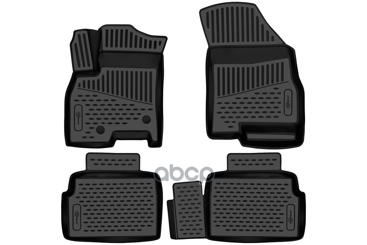 Коврики 3D в салон для CHERY Tiggo 7 Pro (Elite, Luxury), 2020-, кросс, 4шт. (ПУ, повышенная износостойкость) / Черри Тигго 7...