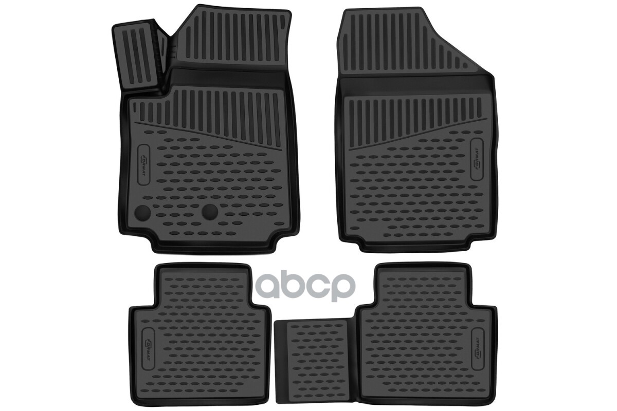 Коврики 3D в салон для EVOLUTE i-Joy (I) 2022-2025, 4шт. (ПУ, повышенная износостойкость) / Эволют Ай Джой FORMAT арт. FORMAT...