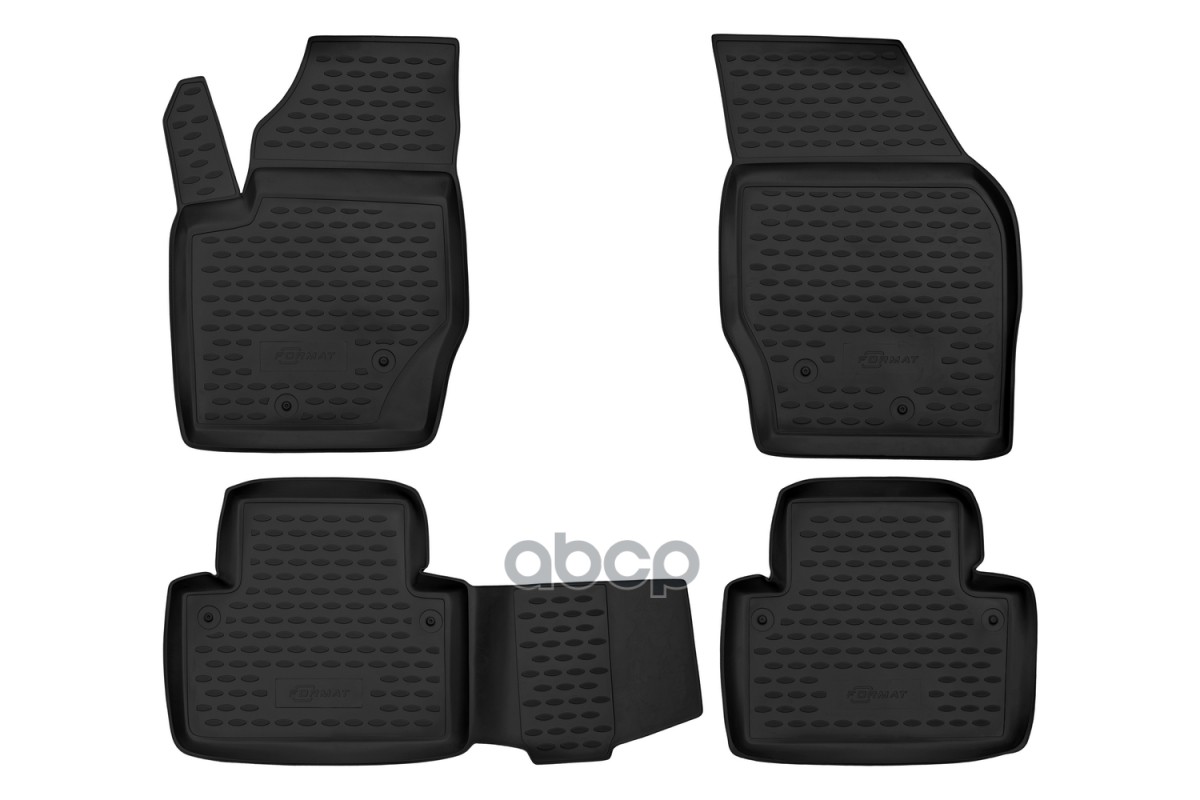 Коврики в салон VOLVO XC90 2002-2015, 4 шт. (ПУ, повышенная износостойкость) / Вольво ХС90 FORMAT арт. FORMAT.50.04.210