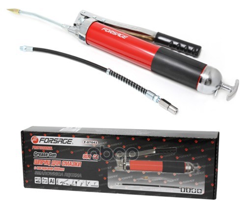 Шприц Для Смазки Ручной, Profi, 800 Мл, В Комплекте С Жестким И Гибким Наконечниками FORSAGE арт. F-07043