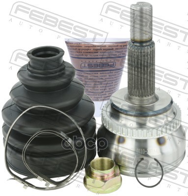 ШРУС внешний 25X63X26 TOYOTA COROLLA VERSO R10 2004-2009 0110-ZNRA48 Febest арт. 0110-ZNRA48