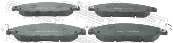 КОЛОДКИ ТОРМОЗНЫЕ ПЕРЕДНИЕ NISSAN PATHFINDER R52 2012- Febest арт. 0201-r52f