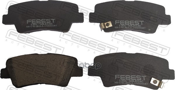 Колодки задние HYUNDAI TUCSON 2004- 1201-SOLR Febest арт. 1201-SOLR