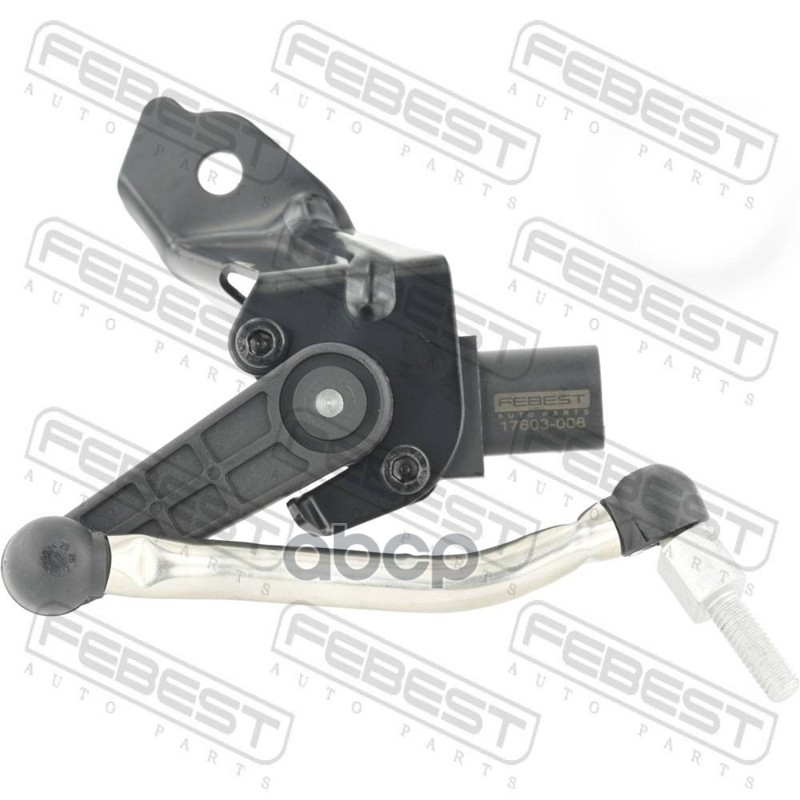 Датчик положения кузова передний (с кронштейном, с тягой) Febest арт. 17603008