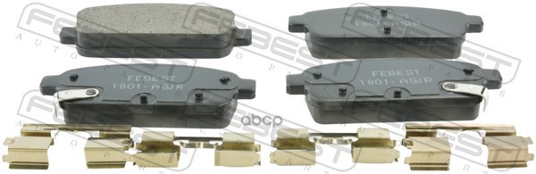 Колодки задние OPEL ASTRA J 2010-2015 1801-ASJR Febest арт. 1801-ASJR