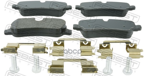 Колодки задние ПОДХОДИТ ДЛЯ Land Rover DISCOVERY III 2005-2009 2901-DIIIR Febest арт. 2901-DIIIR