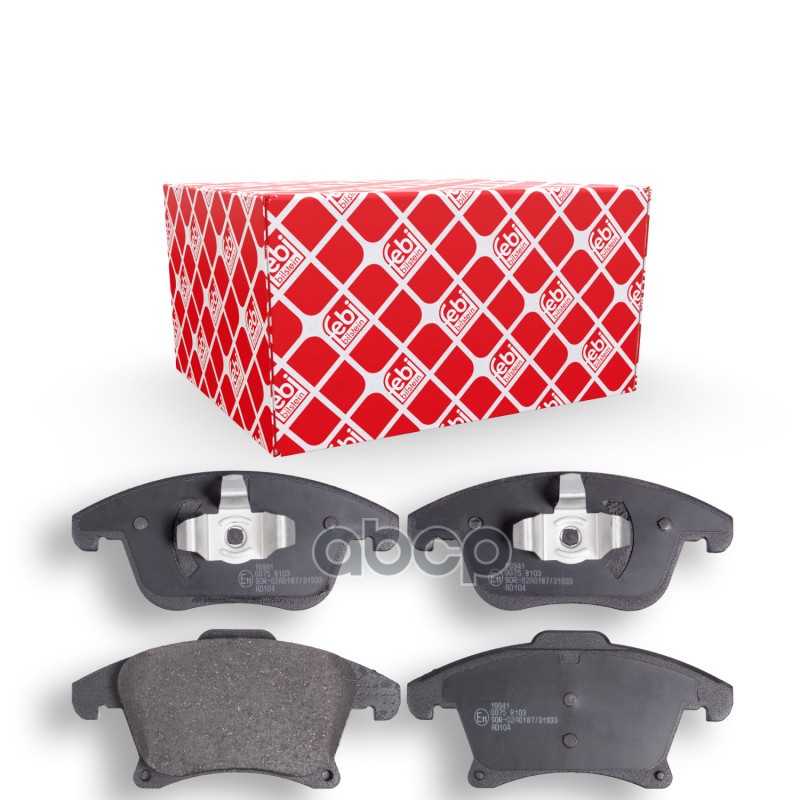 Комплект Тормозных Колодок | Перед | Febi арт. 16941