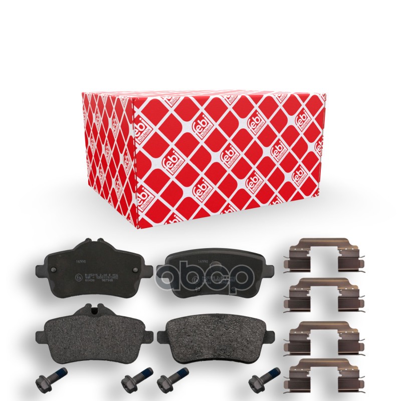 Колодки Тормозные Дисковые К-Т | Зад | Febi арт. 16990