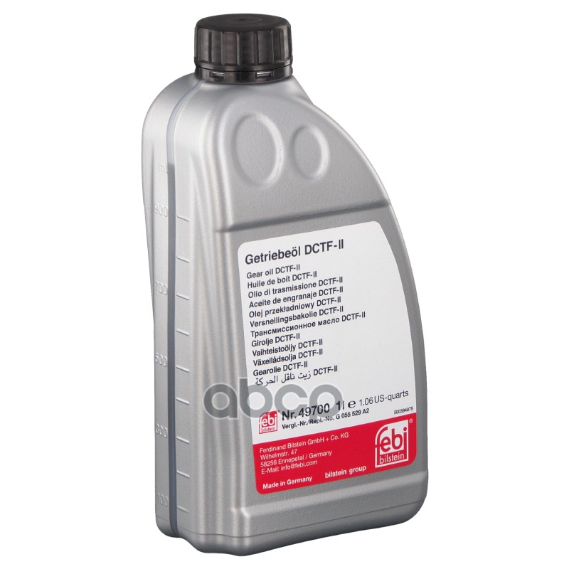 Жидкость трансмиссонная VW DCTF-2, VW TL 52529-C желтый 1л 49700 Febi арт. 49700