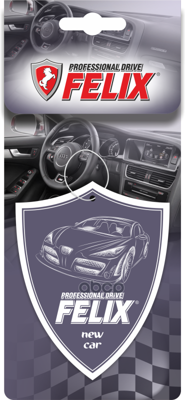 Ароматизатор Бумажный Подвесной Салон Нового Авто Felix 411040032 Felix арт. 411040032