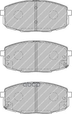 Колодки передние HYUNDAI I30/KIA Ceed I 2006->12 FERODO FDB1869 Ferodo арт. FDB1869