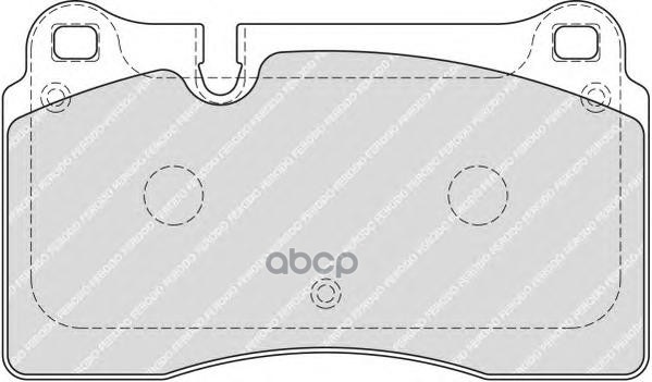 Колодки Тормозные Передние Ferodo Fdb1877 Ferodo арт. FDB1877