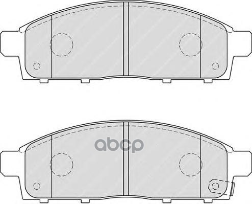 Колодки Передние Mitsubishi L200 2.5 05/06-> Ferodo Fdb4023 Ferodo арт. FDB4023