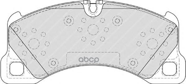 Колодки передние PORSCHE Cayenne/VW Touareg /Type Brembo FERODO FDB4064 Ferodo арт. FDB4064