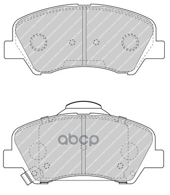 Колодки пер. HYUNDAI SOLARIS 20-17,i20/KIA RIO III FERODO fdb4623 Ferodo арт. fdb4623