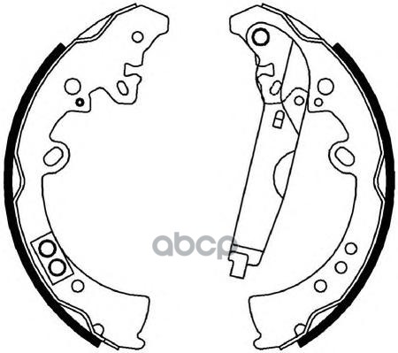 Колодки Тормозные Барабанные Зад Toyota Hilux 05- Ferodo арт. FSB4010