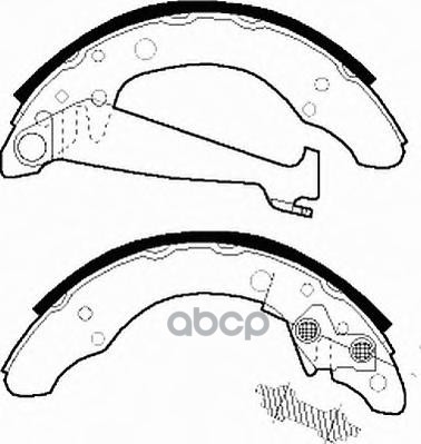 Колодки торм.барабанные Ferodo арт. fsb408