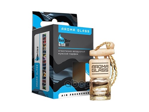 Ароматизатор Подвесной В Стеклянном Флаконе Ag-07 Black Waterice Air (Эгоистично-Воздушный Мужск Fouette Ag-07 Fouette арт. A...